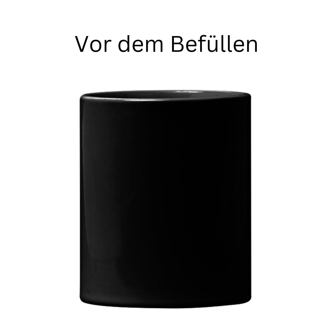 Handgas zwei mal rum Zaubertasse