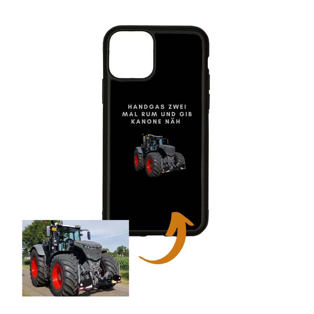 personalisierbare Handgas - iPhone Hülle groß
