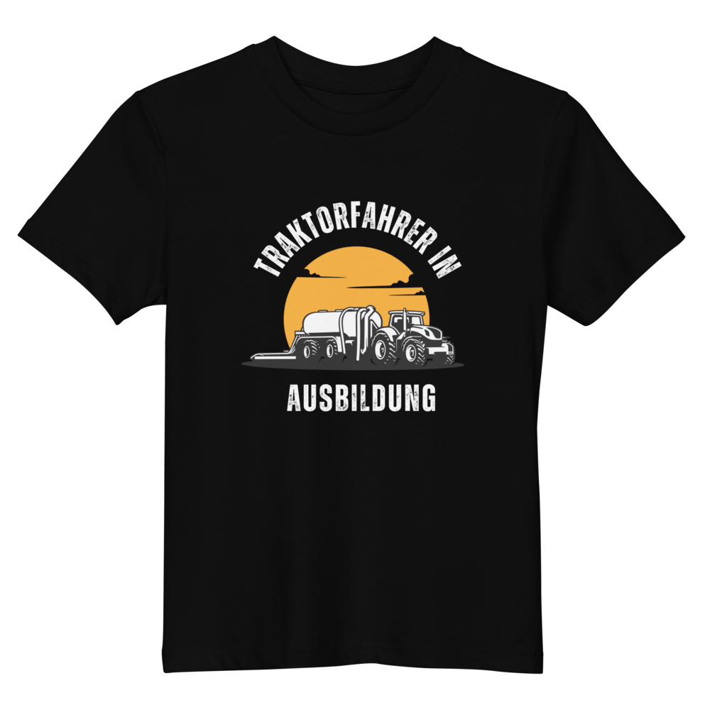 Traktorfahrer in Ausbildung T-Shirt Kids